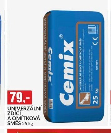 UNIVERZÁLNÍ ZDICÍ A OMÍTKOVÁ SMĚS