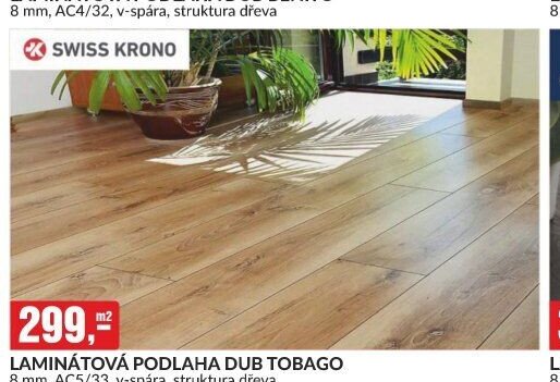 LAMINÁTOVÁ PODLAHA DUB TOBAGO