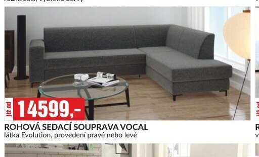 ROHOVÁ SEDACÍ SOUPRAVA VOCAL