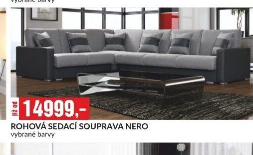 ROHOVÁ SEDACÍ SOUPRAVA NERO