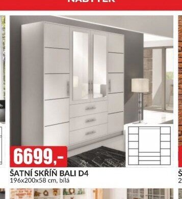 ŠATNÍ SKŘÍŇ BALI D4
