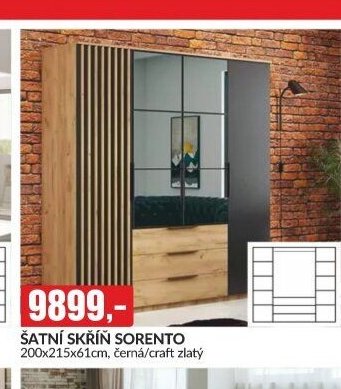 ŠATNÍ SKŘÍŇ SORENTO