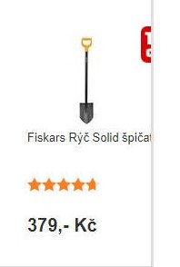 Fiskars Rýč Solid špičatý