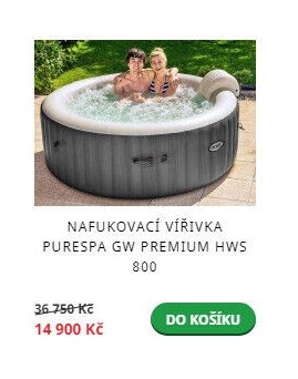 Nafukovací vířivka PURESPA GW PREMIUM HWS 800