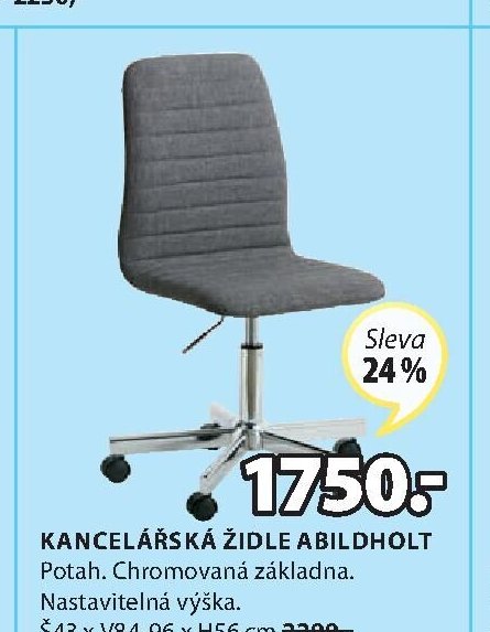 KANCELÁŘSKÁ ŽIDLE ABILDHOLT