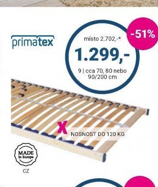 Rošt 70, 80 nebo 90/200 cm