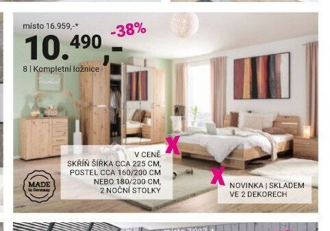 Kompletní ložnice