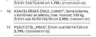 Kancelářská židle Candy