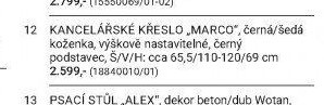 Kancelářské křeslo Marco
