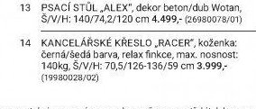 Kancelářské křeslo Racer