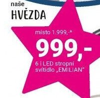 LED stropní svítidlo EMILIAN