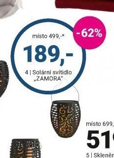 Solární svítidlo ZAMORA