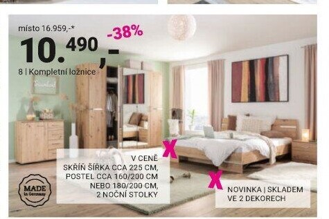 KOMPLETNÍ LOŽNICE „ANNA“