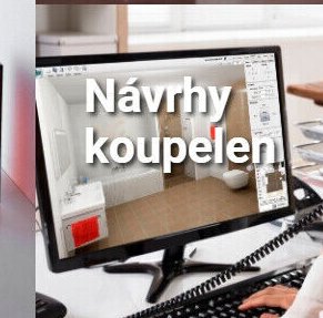 Návrhy koupelen na počítači