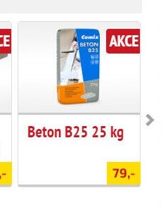Beton B25 25 kg