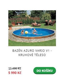 Bazén Azuro Vario V1 - kruhové těleso