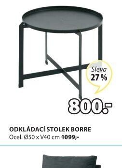 ODKLÁDACÍ STOLEK BORRE