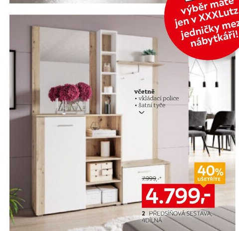 Předsíňová sestava, 4dílná