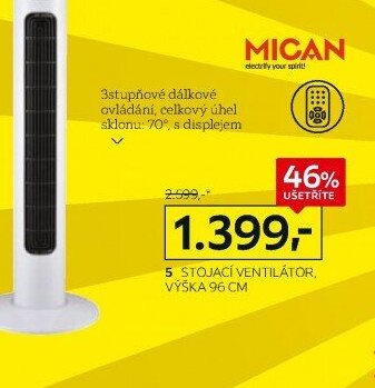 Stojací ventilátor