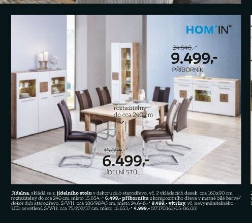 HOM'IN Jídelní stůl