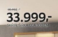 Skříň, šířka cca 300 cm