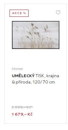 UMĚLECKÝ TISK, krajina & příroda, 120/70 cm