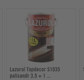 Lazurol Topdecor S1035 palisandr 3,5 + 1 ...
