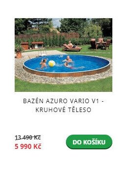 Bazén Azuro Vario V1 - kruhové těleso