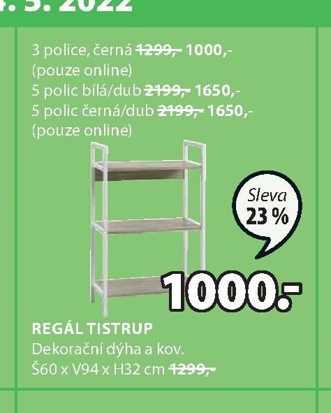 Regál TISTRUP