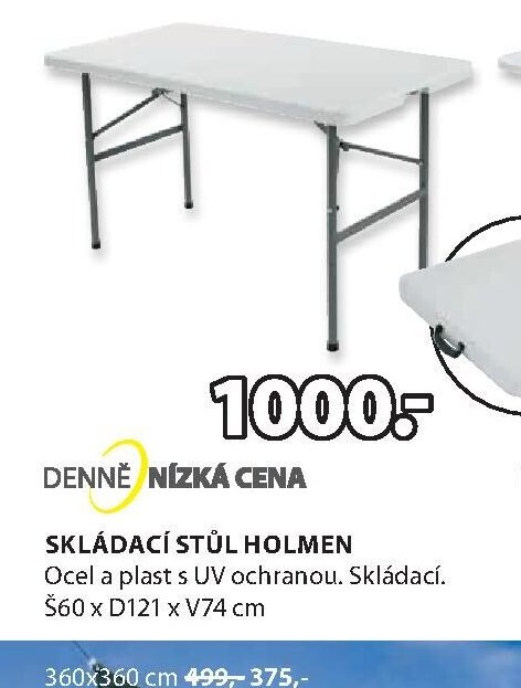 SKLÁDACÍ STŮL HOLMEN