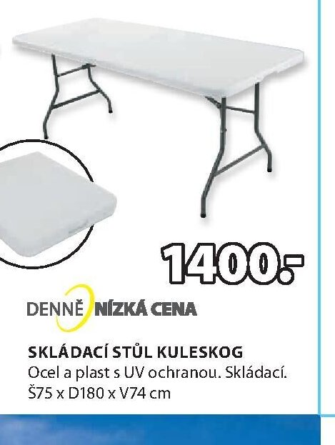 SKLÁDACÍ STŮL KULESKOG