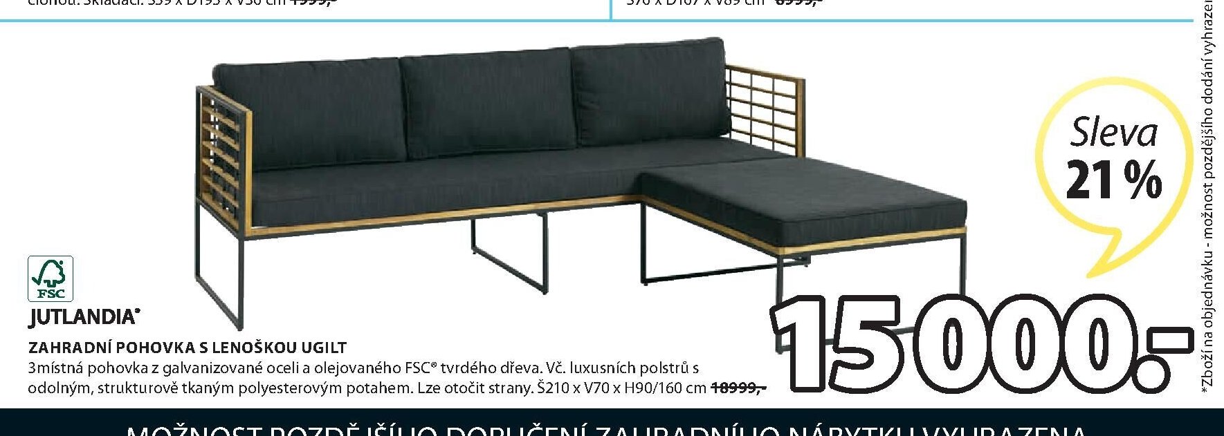 JUTLANDIA ZAHRADNÍ POHOVKA S LENOŠKOU UGILT