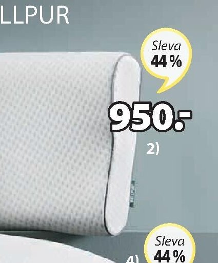 VALLE Luxusní polštář z tlakům ulevující vzdušné paměťové pěny
