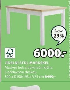 JÍDELNÍ STŮL MARKSKEL