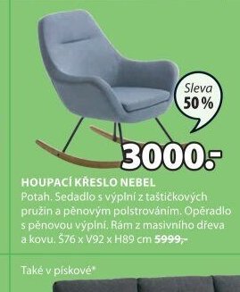HOUPACÍ KŘESLO NEBEL