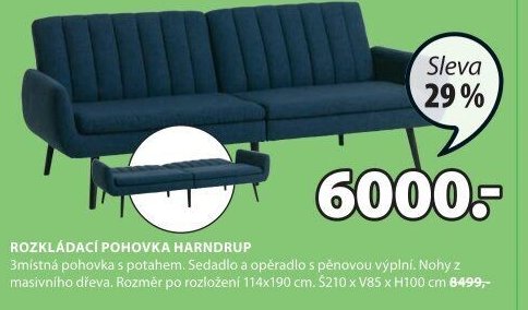 ROZKLÁDACÍ POHOVKA HARNDRUP