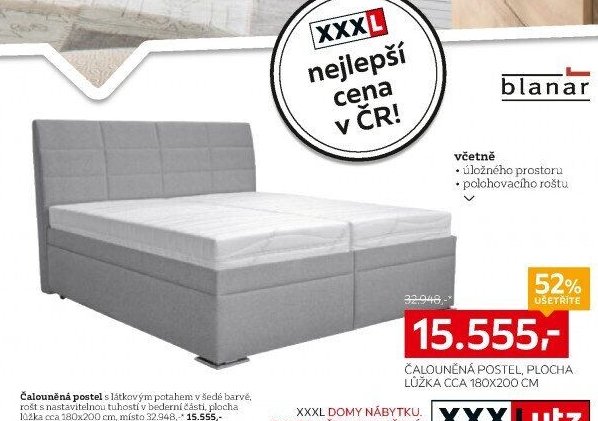 Čalouněná postel