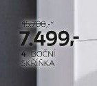 Boční skříňka (vysoký lesk)