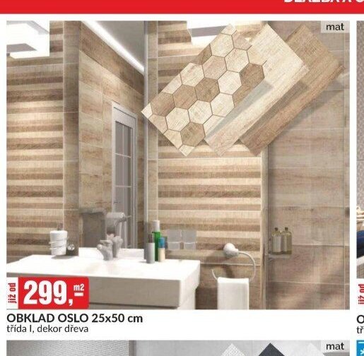 OBKLAD OSLO 25x50 cm