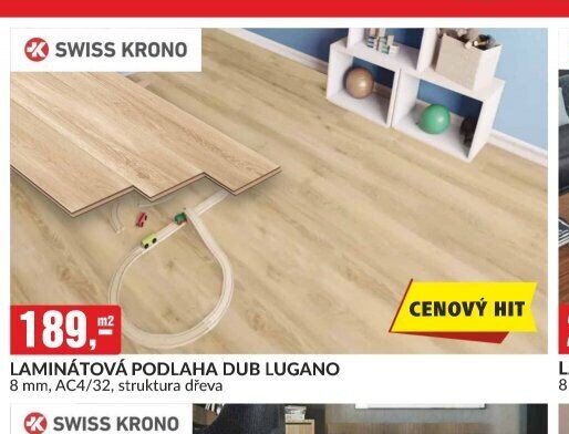 LAMINÁTOVÁ PODLAHA DUB LUGANO