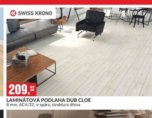 LAMINÁTOVÁ PODLAHA DUB CLOE