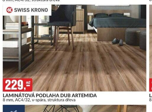 LAMINÁTOVÁ PODLAHA DUB ARTEMIDA