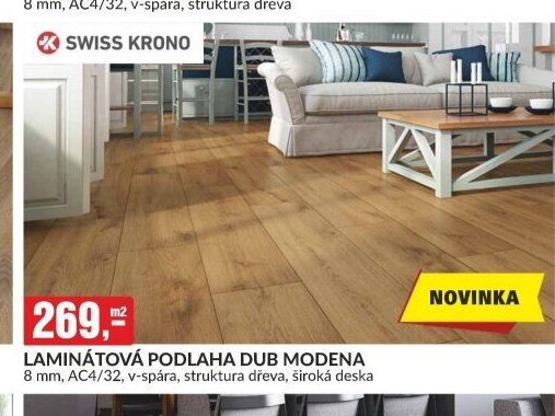 LAMINÁTOVÁ PODLAHA DUB MODENA