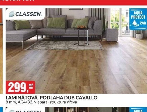LAMINÁTOVÁ PODLAHA DUB CAVALLO