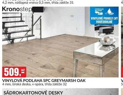 VINYLOVÁ PODLAHA SPC GREYMARSH OAK