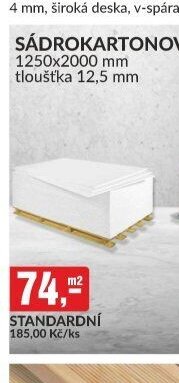 SÁDROKARTONOVÉ DESKY STANDARDNÍ