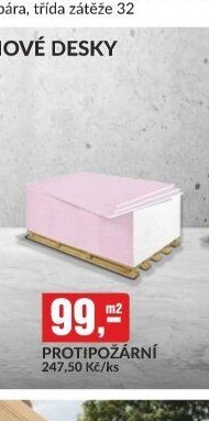 SÁDROKARTONOVÉ DESKY PROTIPOŽÁRNÍ