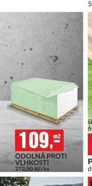 SÁDROKARTONOVÉ DESKY ODOLNÁ PROTI VLHKOSTI