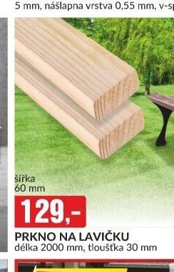 PRKNO NA LAVIČKU 60 mm
