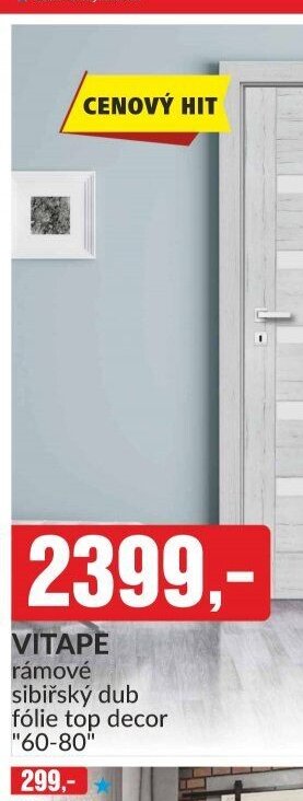 VITAPE rámové sibiřský dub fólie top decor